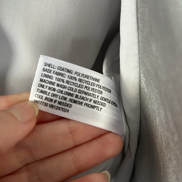 Silver metallic oversize blazer A New Day Size L NWT business casual holiday. - Picture 7 of 10